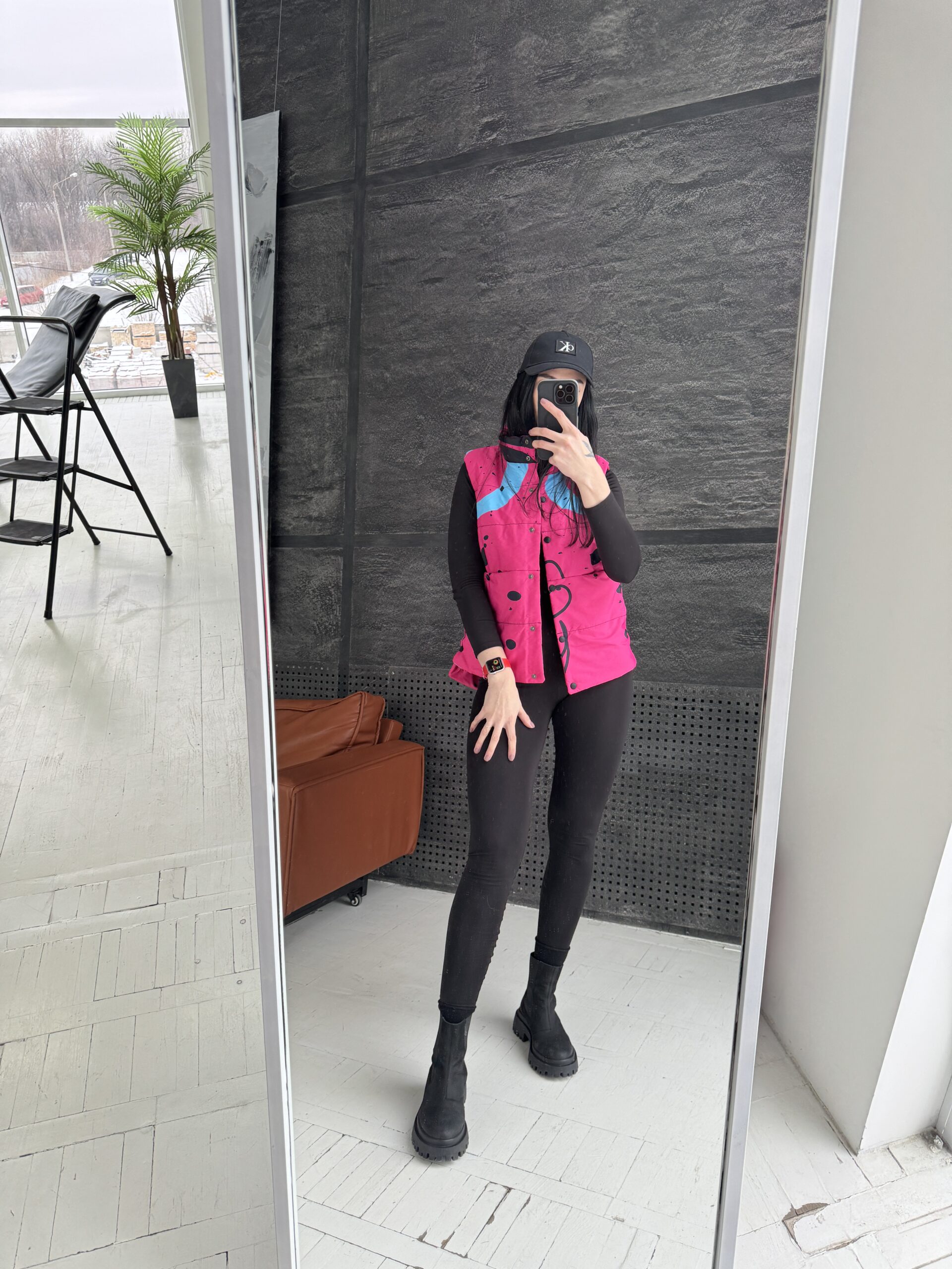 Коротка жилетка, весна/осінь Артикул VO-01, принт № 80