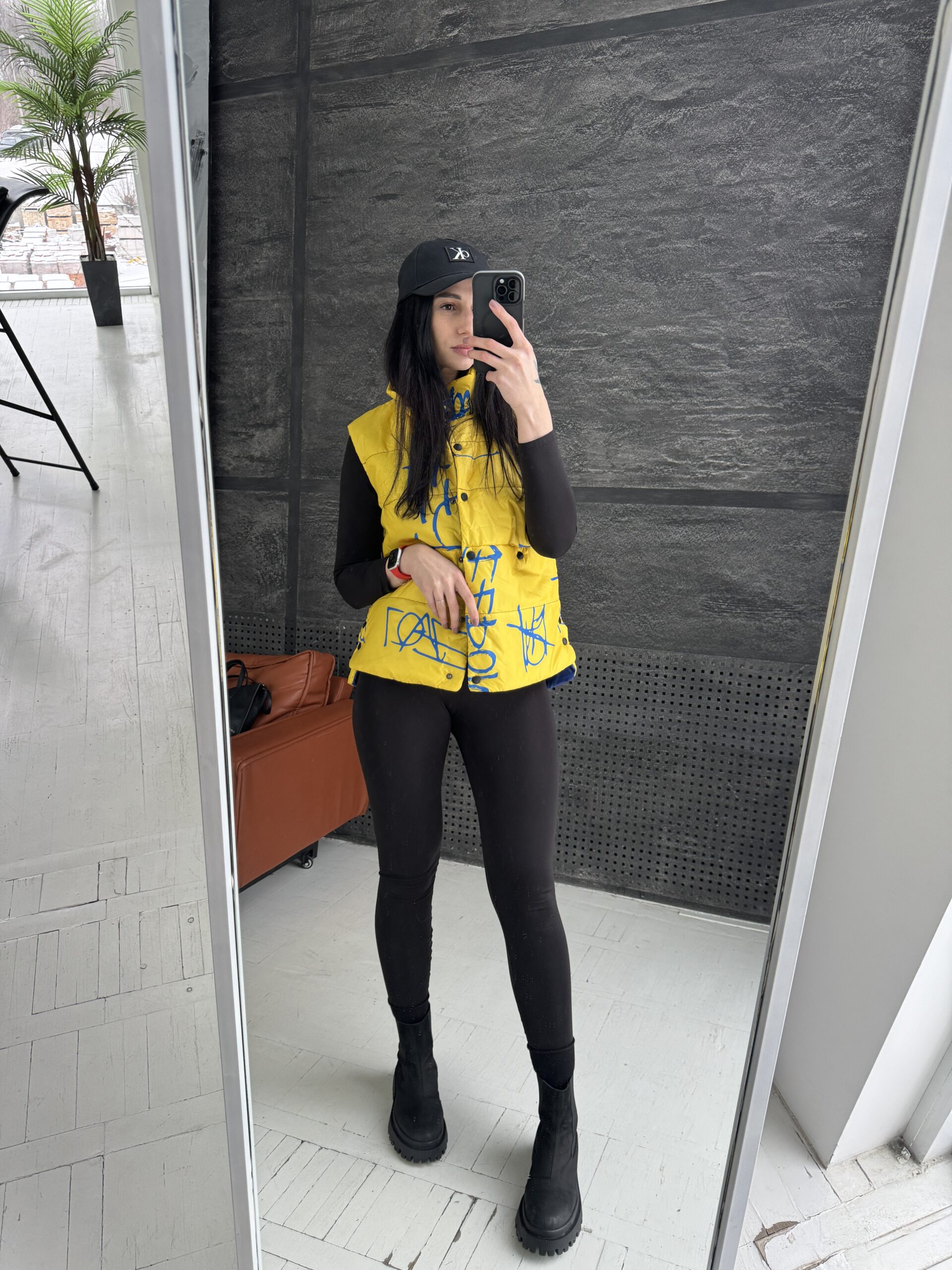 Коротка жилетка, весна/осінь Артикул VO-01, принт № 99