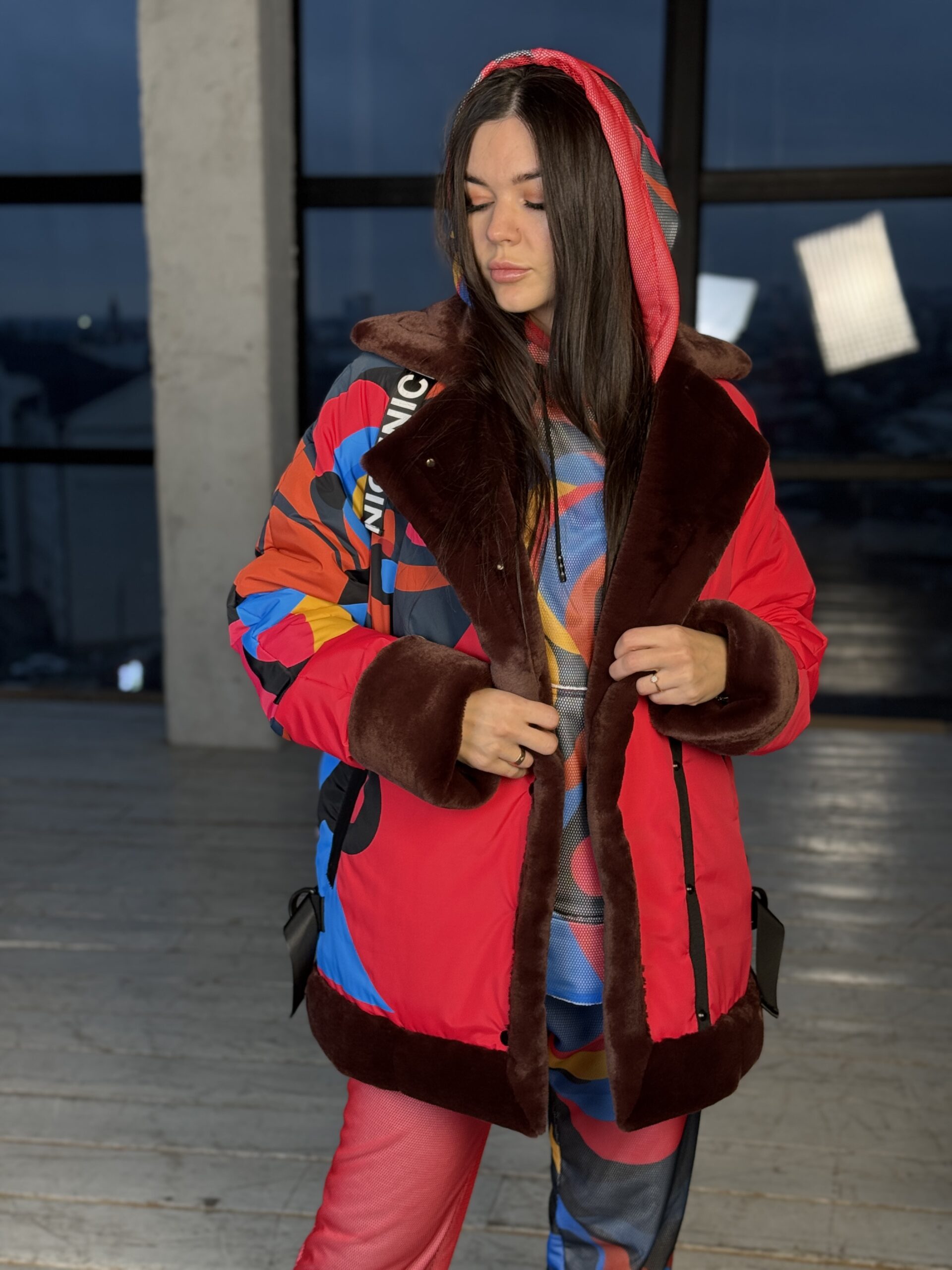 Зимова куртка із хутром, пілот, зима