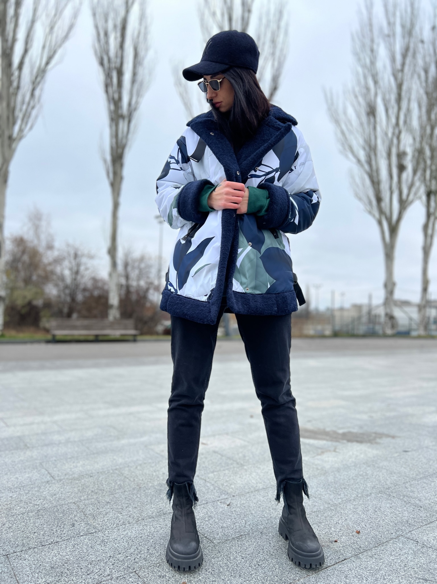 Зимова куртка із хутром, пілот, зима