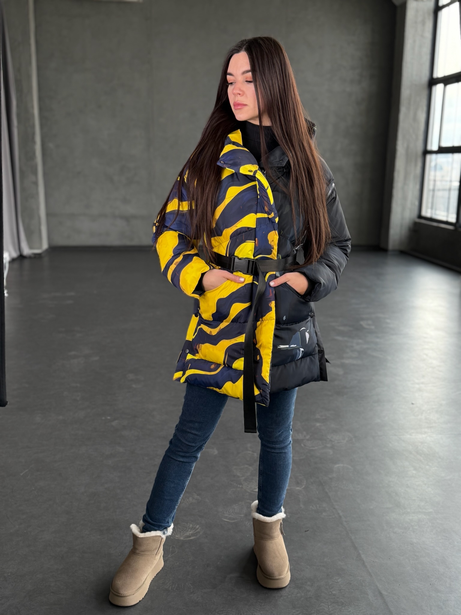 Куртка-трансформер, єврозима Артикул VO-73, принт № 167blue