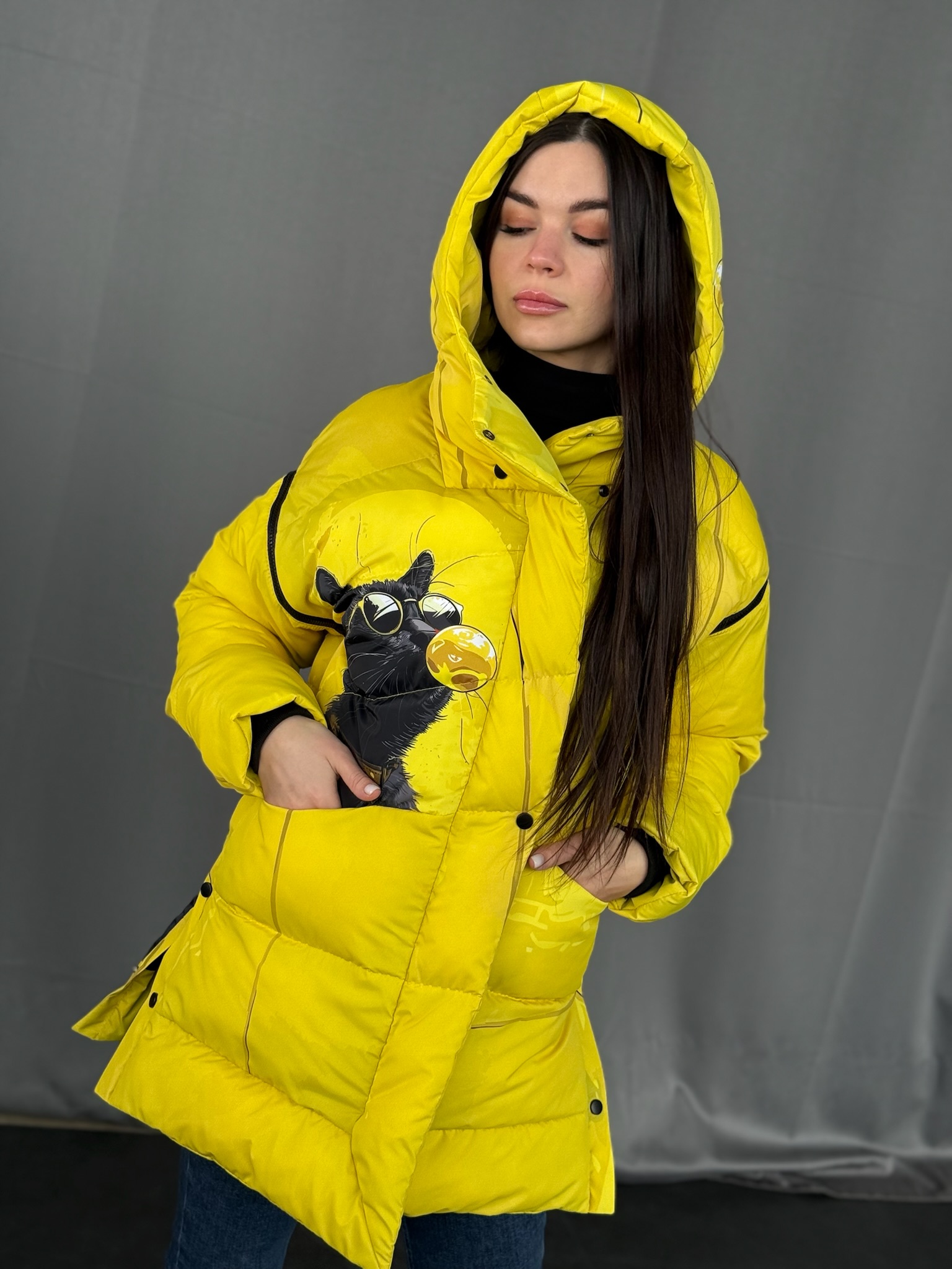 Куртка-трансформер, єврозима Артикул VO-73, принт № 160yellow