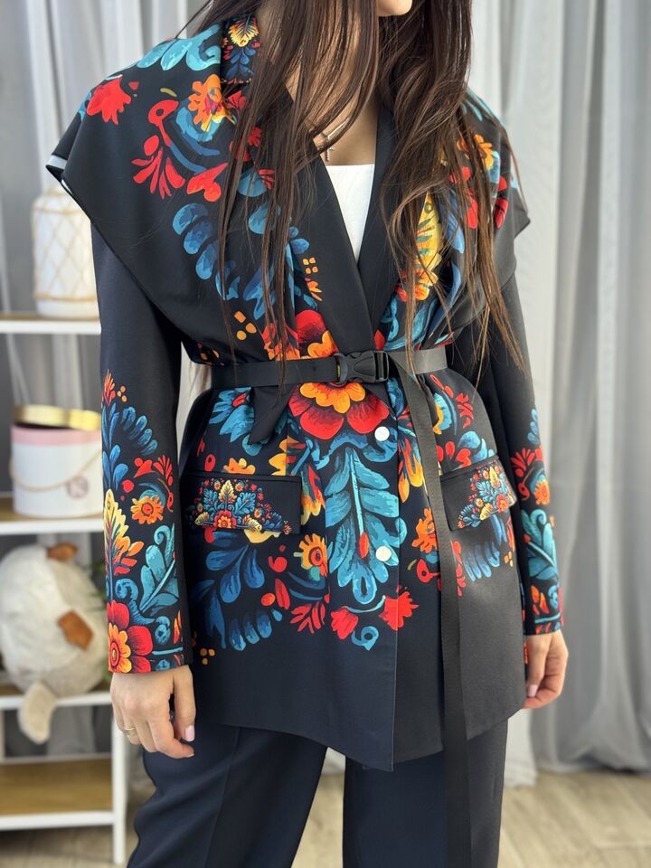 Kurtka damska, oversize, różowa