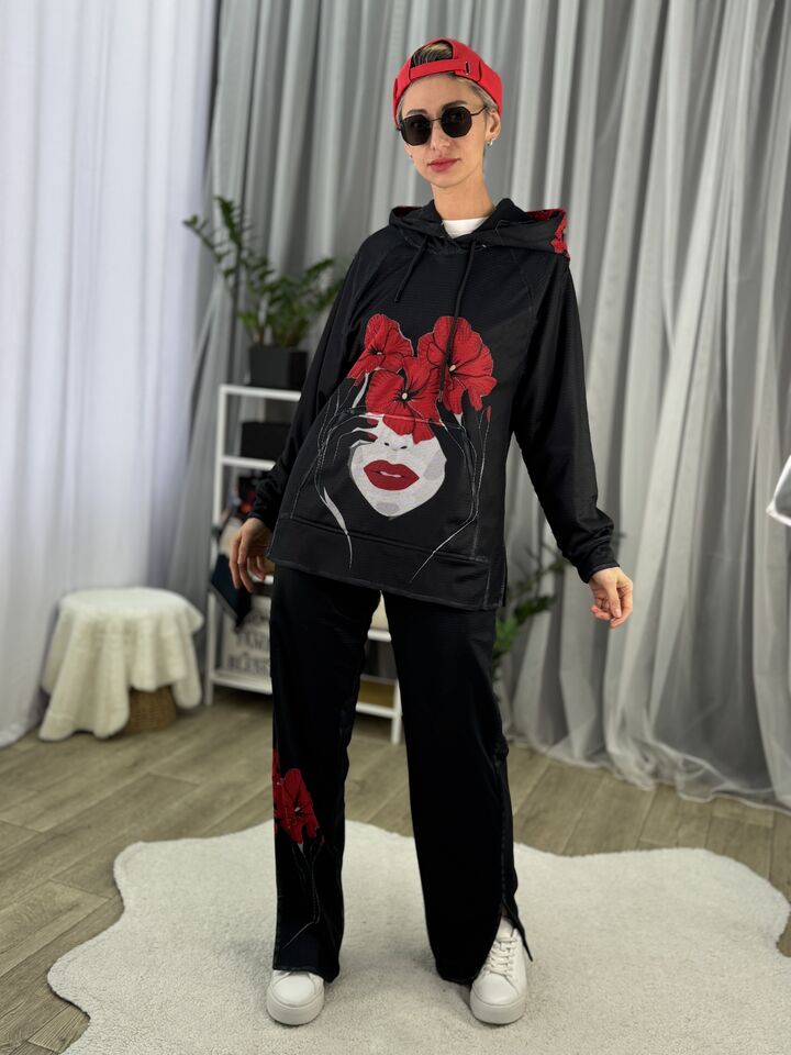 Бавовняний жіночий костюм, вільного крою, сезон весна/осінь