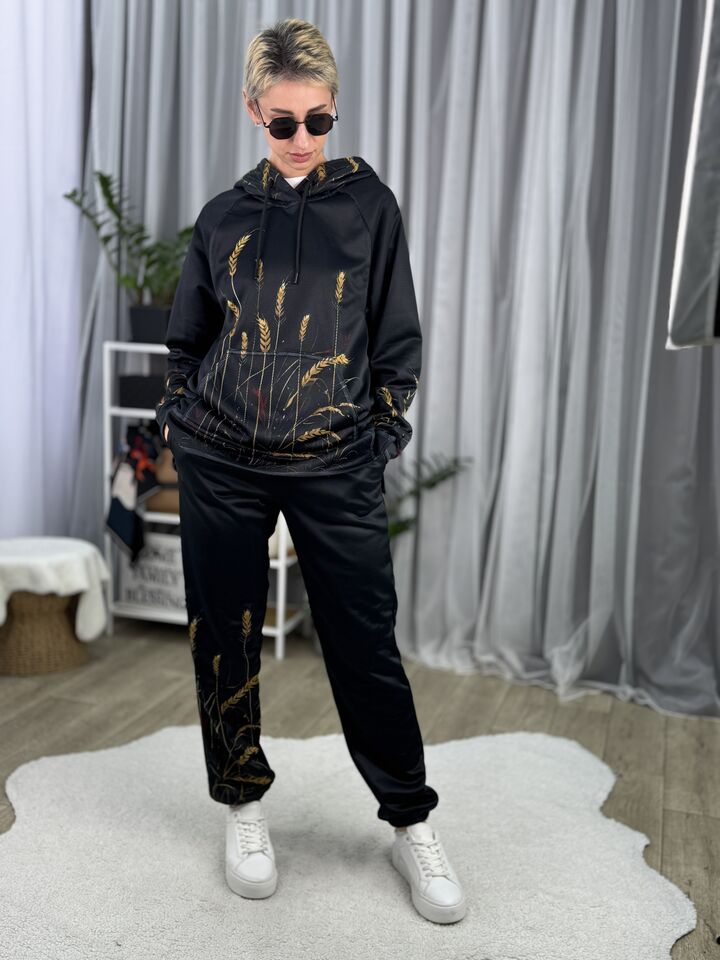 Бавовняний жіночий костюм, вільного крою, сезон весна/осінь