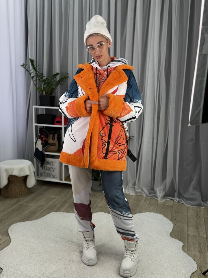 Зимова куртка із хутром, пілот, зима